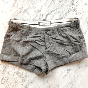 Abercrombie & Fitch Wool Herringbone Shorts